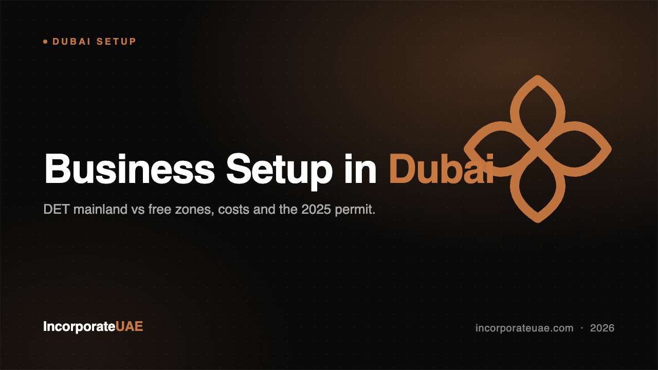 Business Setup in Dubai: Free Zones, Mainland and the 2026 Process